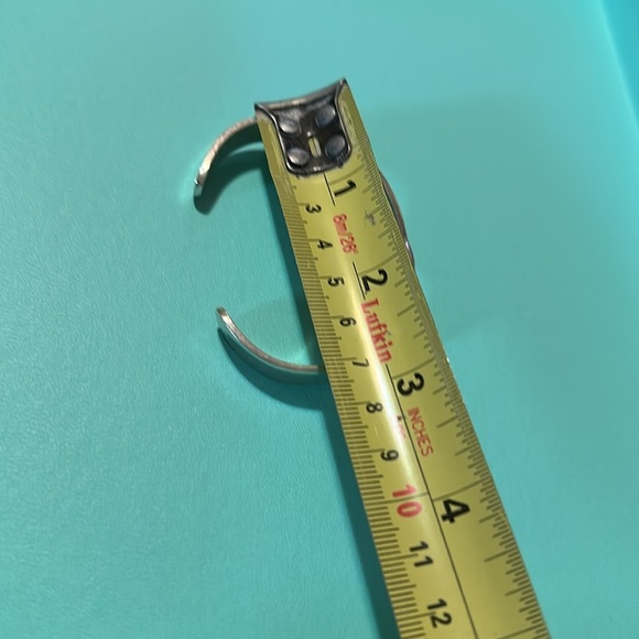 #18 STERLING TJ-67 INLAID TURQUOISE STONES CUFF BRACELET 925 MEXICO - Picture 9 of 16